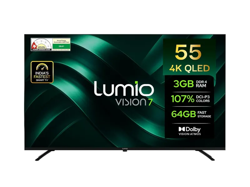 Lumio Vision 7 (55 inches) 4K Ultra HD Smart QLED Google TV